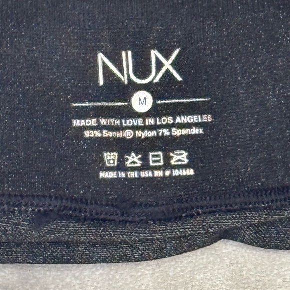 NUX Olive Green Leggings w/ Black detail Size M – New w/o Tag - Picture 6 of 8